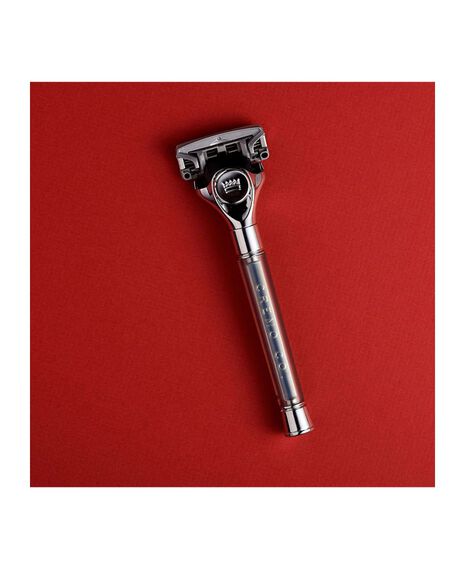 Barber Grade Razor with Blade Refills 2 Pack