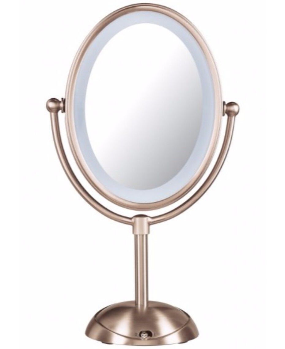 Conair Reflections Led Lighted Mirror Rose Gold Shaver Shop