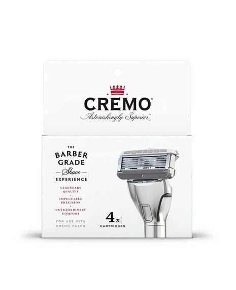 Barber Grade Razor Blade Refills 4 Pack