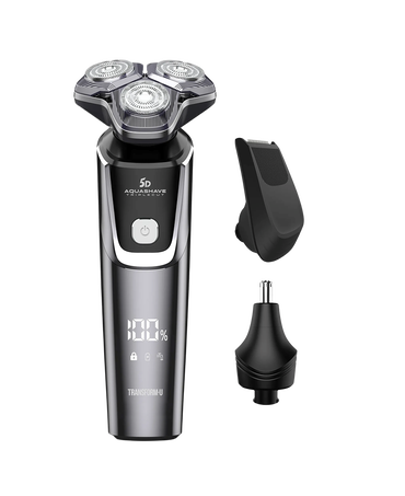 AquaShave TripleCut Wet & Dry Electric Shaver Travel Combo