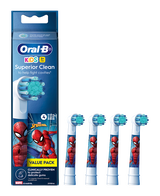 Kids Marvel Spider-Man Replacement Brush Head Refills 4 Pack