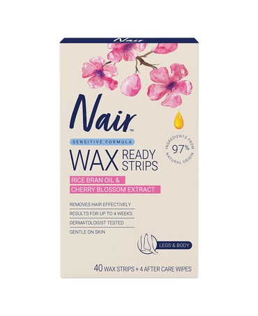 Legs & Body Sensitive Formula Wax Ready Strips 40 Pack
