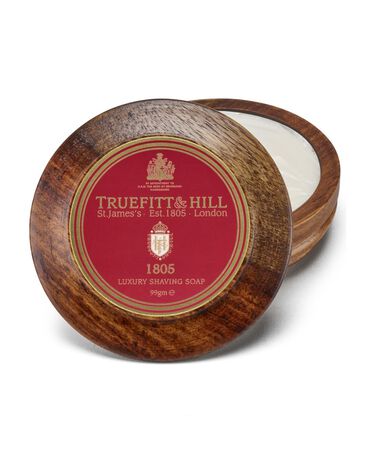1805 Luxury Shaving Soap in Wooden Bowl - 99g