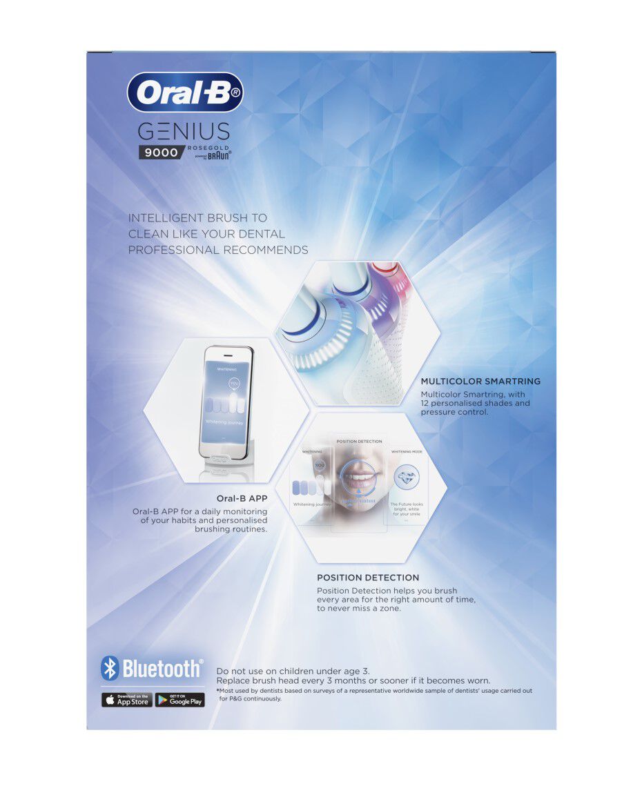 Oral-B Genius 9000A 本体 ジーニアス9000 ホワイト｜電動歯ブラシ【ブラウンオーラルB】