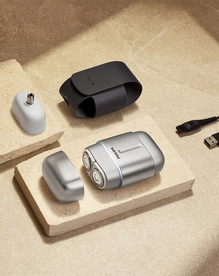 Philips | Series 700 Compact Electric Shaver - Chrome | Shaver Shop