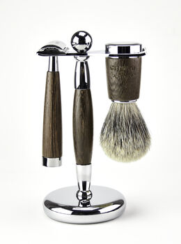3 Piece Wenge Wood Shave Set