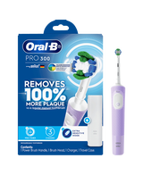 Pro 300 Electric Toothbrush with Travel Case - Lilac