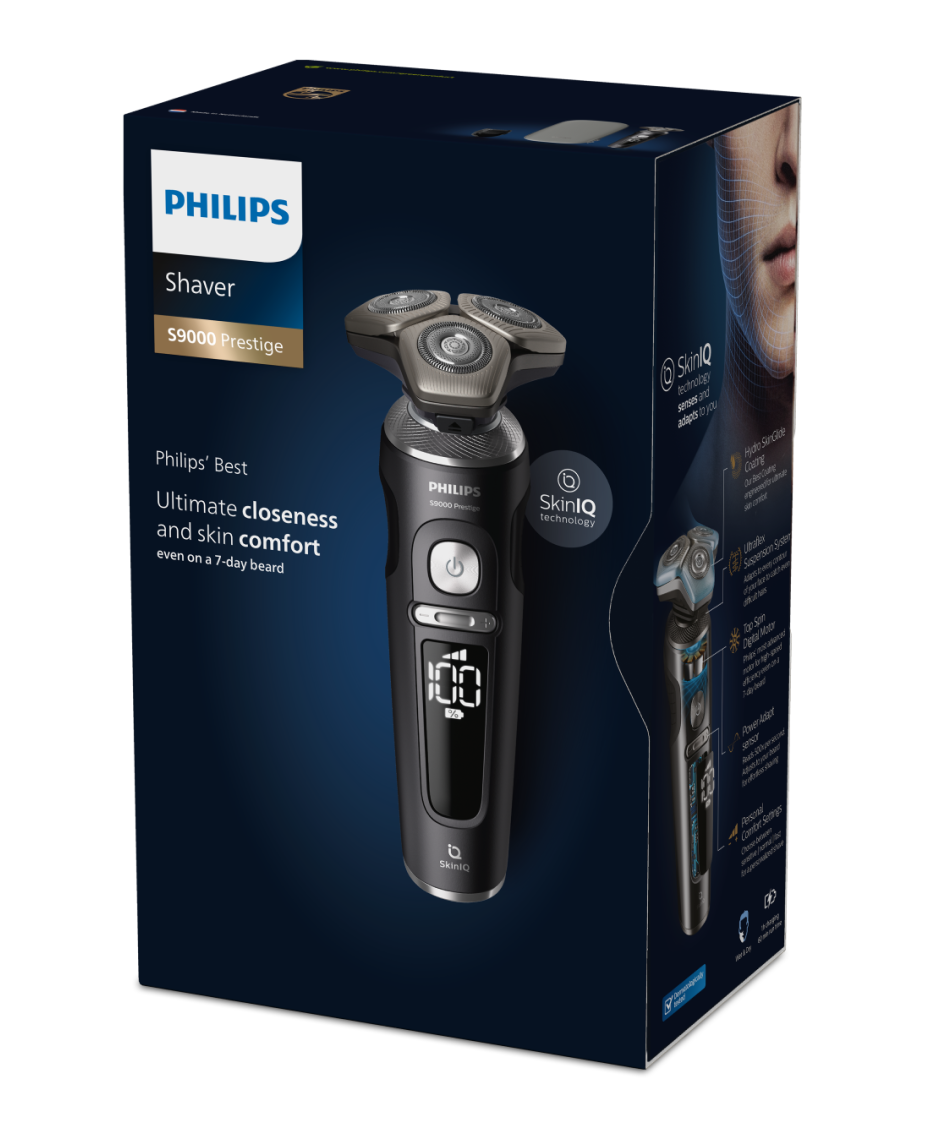 Philips Shaver Series 9000 Prestige SkinIQ Electric Shaver Refresh
