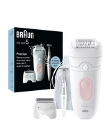 Silk-épil 5 Epilator with Bikini Trimmer & 8 Extras
