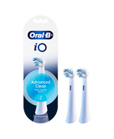 iO Advanced Clean Brush Head Refills 2 Pack - White