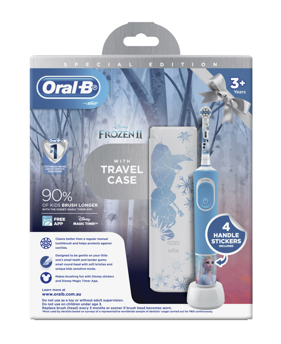Oral-B | Pro 100 Kids Frozen Electric Toothbrush | Shaver Shop