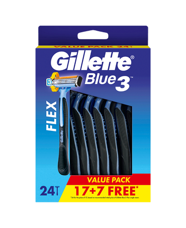 Blue 3 Razor 24 Pack