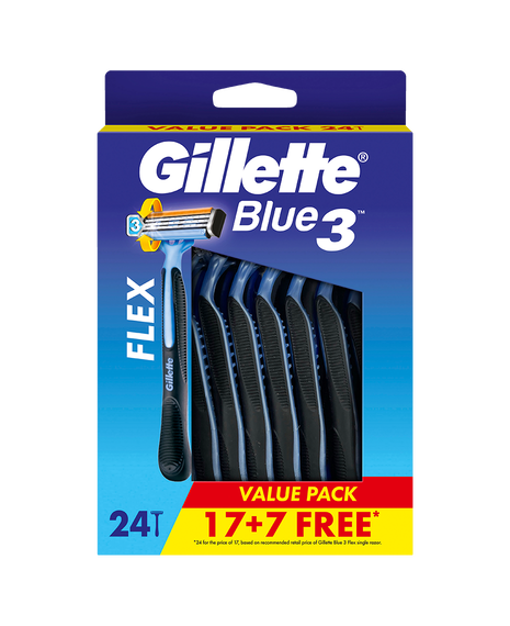 Blue 3 Razor 24 Pack