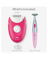 Silk-épil 3 Corded Epilator with Bikini Trimmer