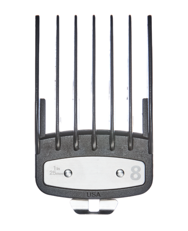 Hair Clipper Guide Comb #8 - 25MM - Black