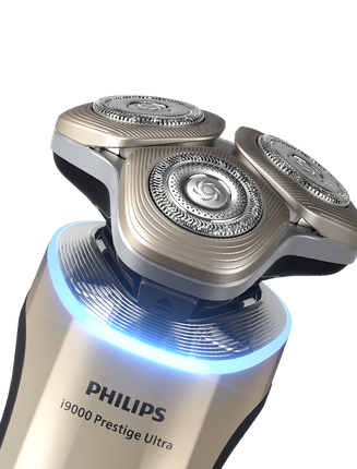 Series i9000 Prestige Ultra Wet & Dry Electric Shaver with UV Power Case