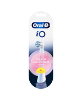 iO Clean & Gum Protect Brush Head Refills 4 Pack - White