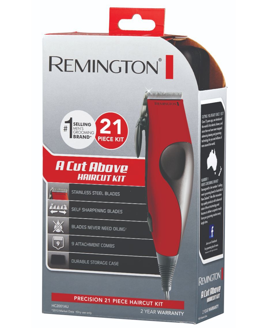 remington 18 piece haircut clipper kit