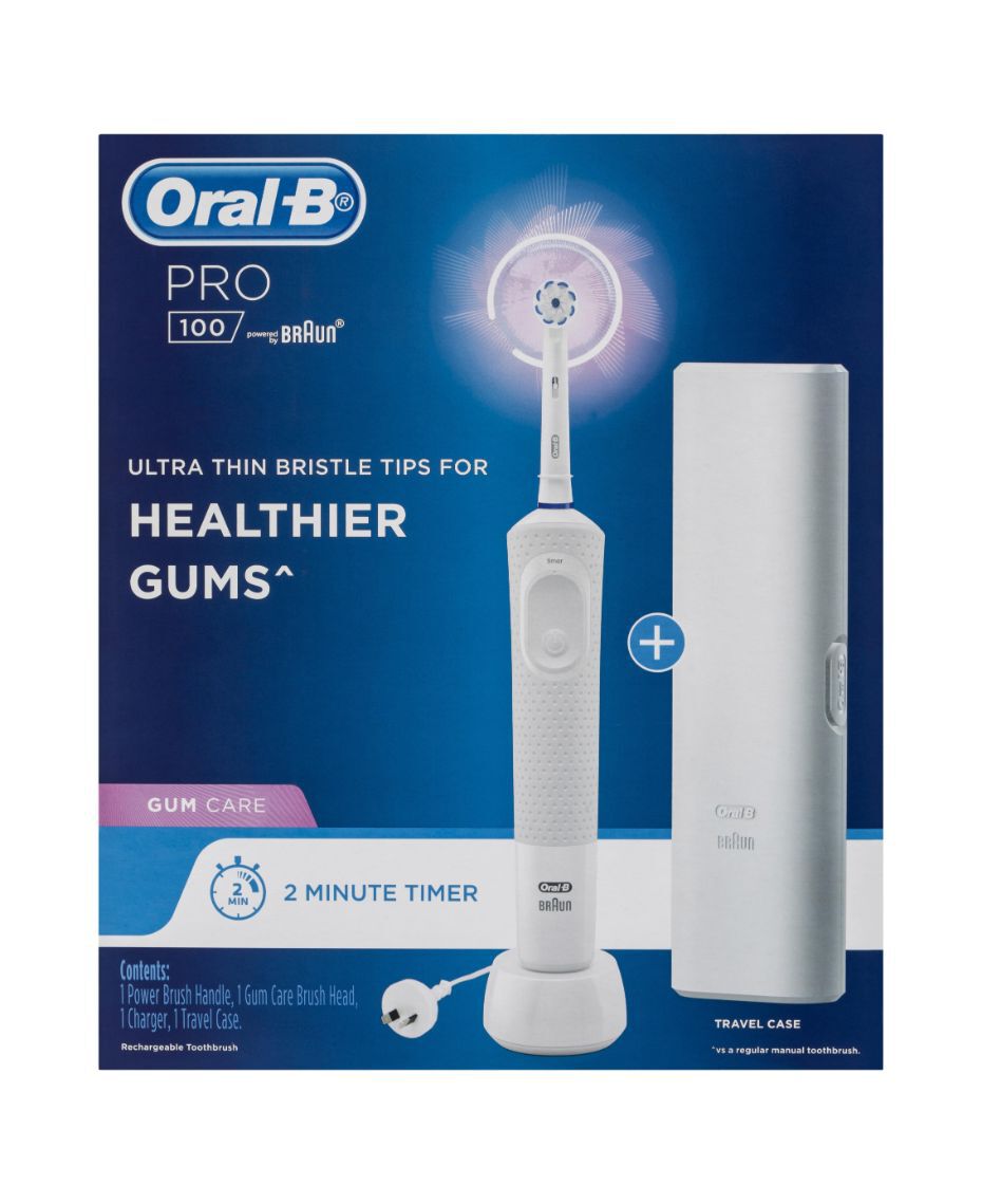 oral b electric toothbrush white