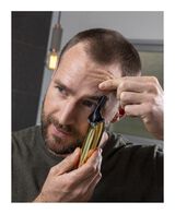 Waterproof Lithium-Ion 18K Stainless Steel Grooming Kit with Bonus Storage Case - Gold