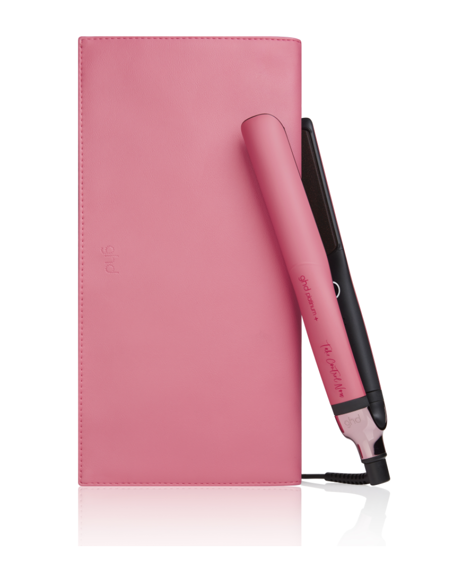 ghd® limited edition platinum+ hair straightener in rose pink