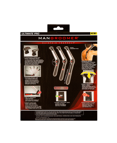 Ultimate Pro Back Shaver with 2 Attachments