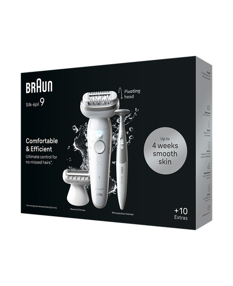 Silk-épil 9 3D Epilator with Bikini Trimmer & 9 Extras