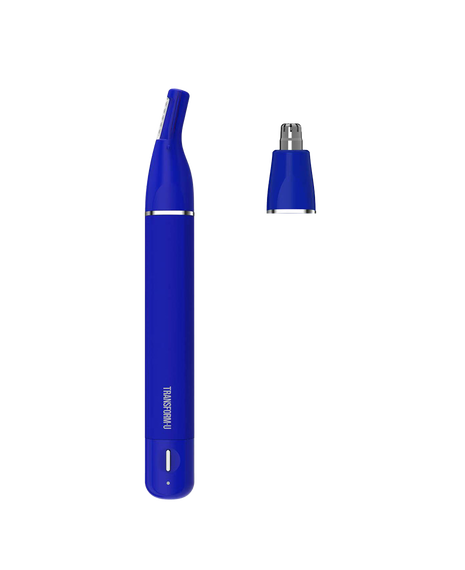 5 Blade Wet & Dry Electric Shaver & Ear & Nose Trimmer Combo - Blue