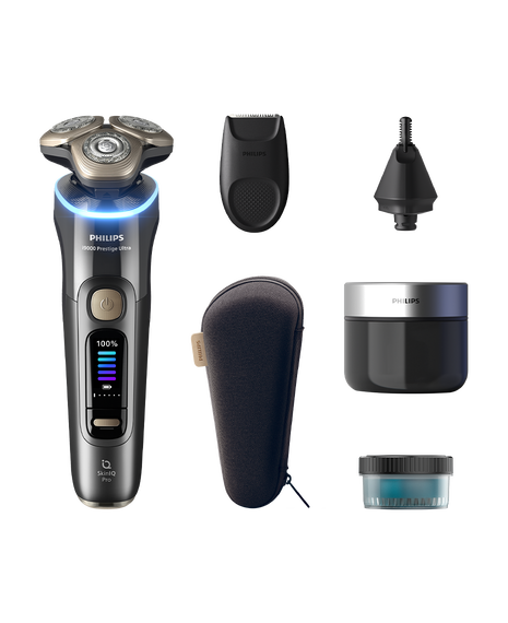 Series i9000 Prestige Ultra Wet & Dry Electric Shaver with Quick Clean Pod