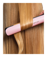 gold professional hair straightener in pink sorbet - limited edition