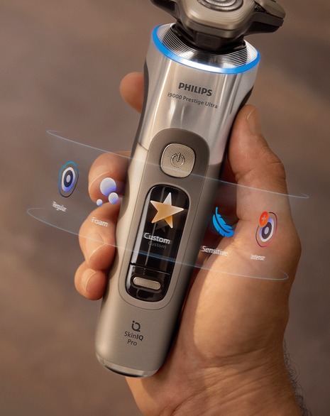 Series i9000 Prestige Ultra Wet & Dry Electric Shaver with Quick Clean Pod & UV Power Case