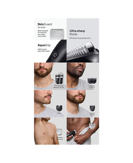 Series 5 9-in-1 Waterproof All-in-One Grooming Kit