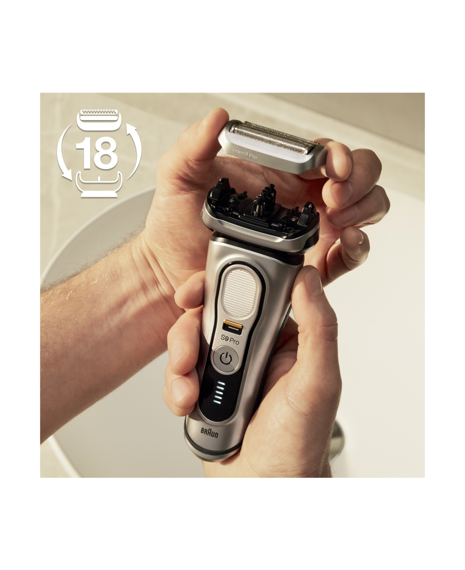 Braun Series 9 94M Cassette Shaver Replacement Part Silver Shaver Shop