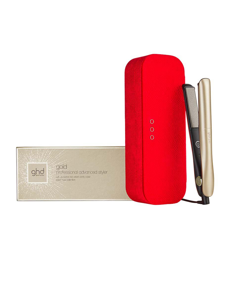 ghd gold professional hair straightener in champagne gold