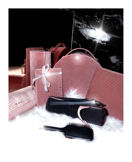 gold® professional hair straightener festive gift set - limited edition