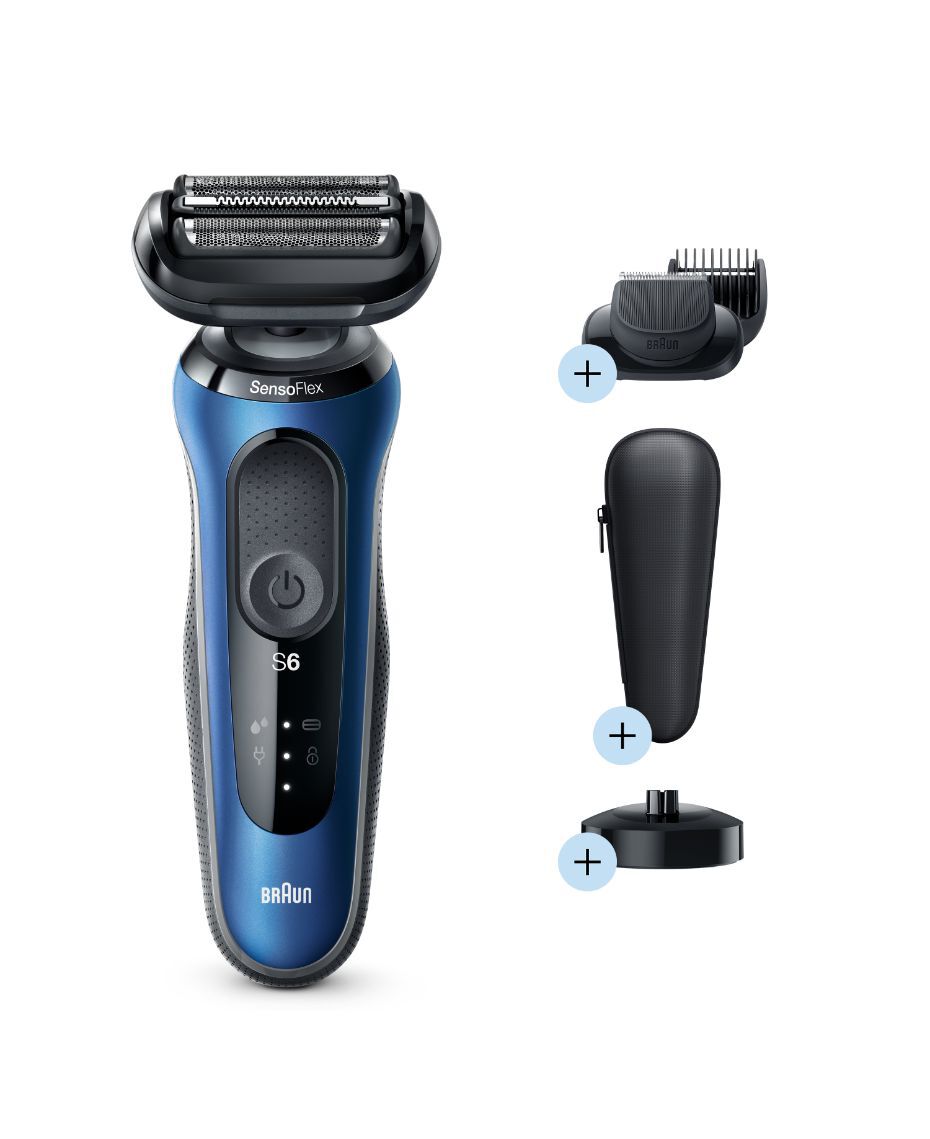 Braun Series 6 Wet & Dry Shaver with Beard Trimmer Head Shaver Shop