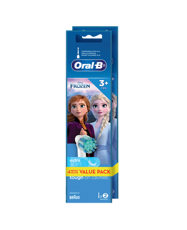 Kids Disney Frozen Replacement Brush Head Refills 4 Pack