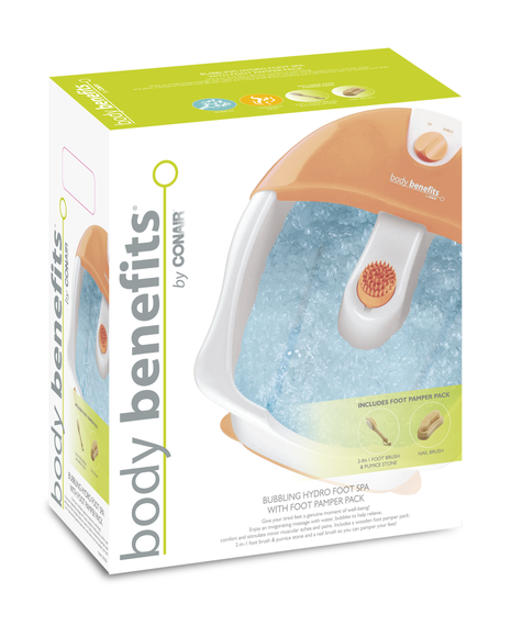 Bubbling Hydro Foot Spa with Foot Pamper Pack