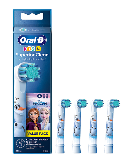 Kids Disney Frozen Replacement Brush Head Refills 4 Pack