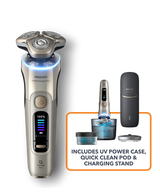 Series i9000 Prestige Ultra Wet & Dry Electric Shaver with Quick Clean Pod & UV Power Case