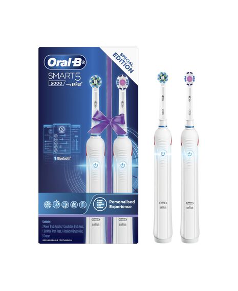 Smart 5000 Electric Toothbrush with 2 Handles