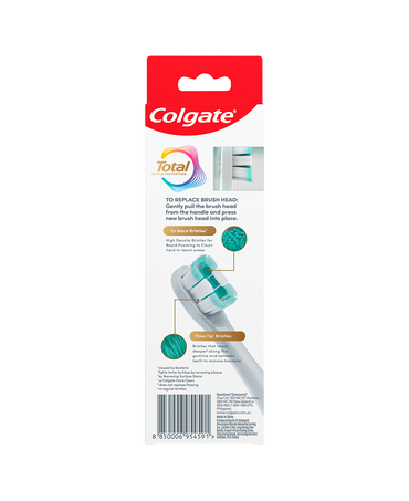 Total Active Protection Powered Brush Head Refills 2 Pack