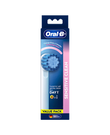 Sensitive Clean Brush Head Refills 6 Pack