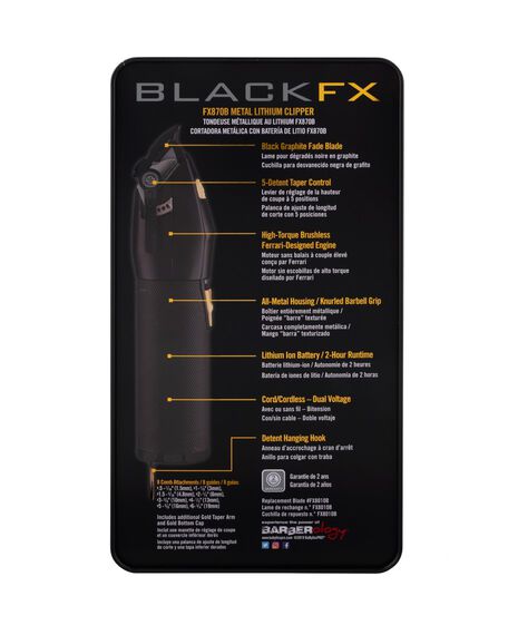 FX Lithium Clipper - Black