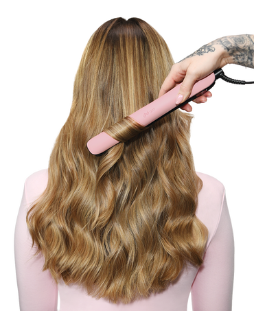 Gold Hair Straightener in Dusted Pink - Limited Edition