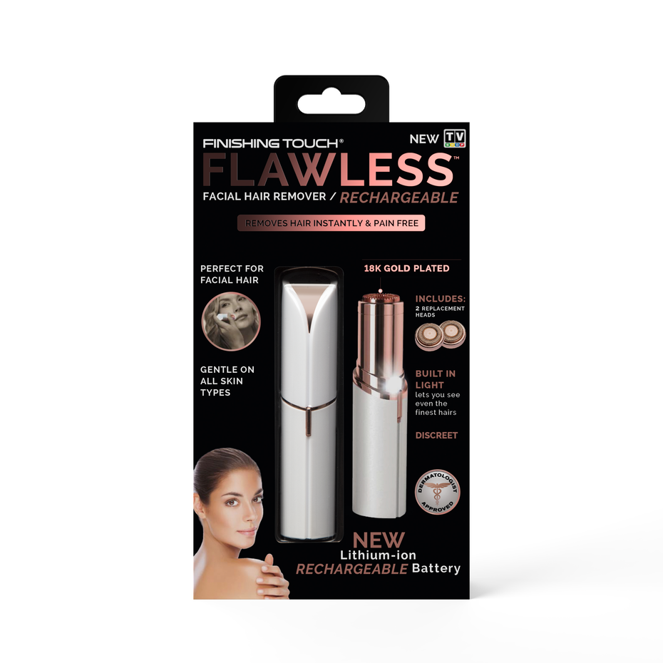 Finishing Touch Flawless Deluxe Facial Hair Remover Shaver Shop