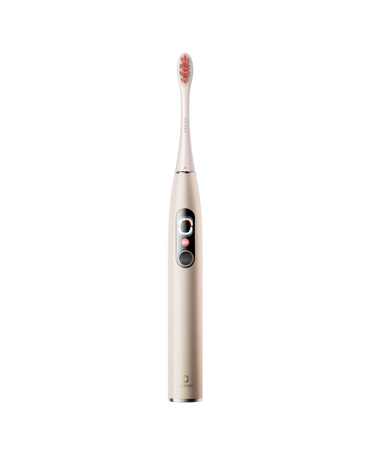 X Pro Digital S Sonic Electric Toothbrush - Gold with 4 Replacement Brush Head Refills
