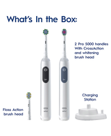 Pro 5000 Electric Toothbrush Dual Handle Pack