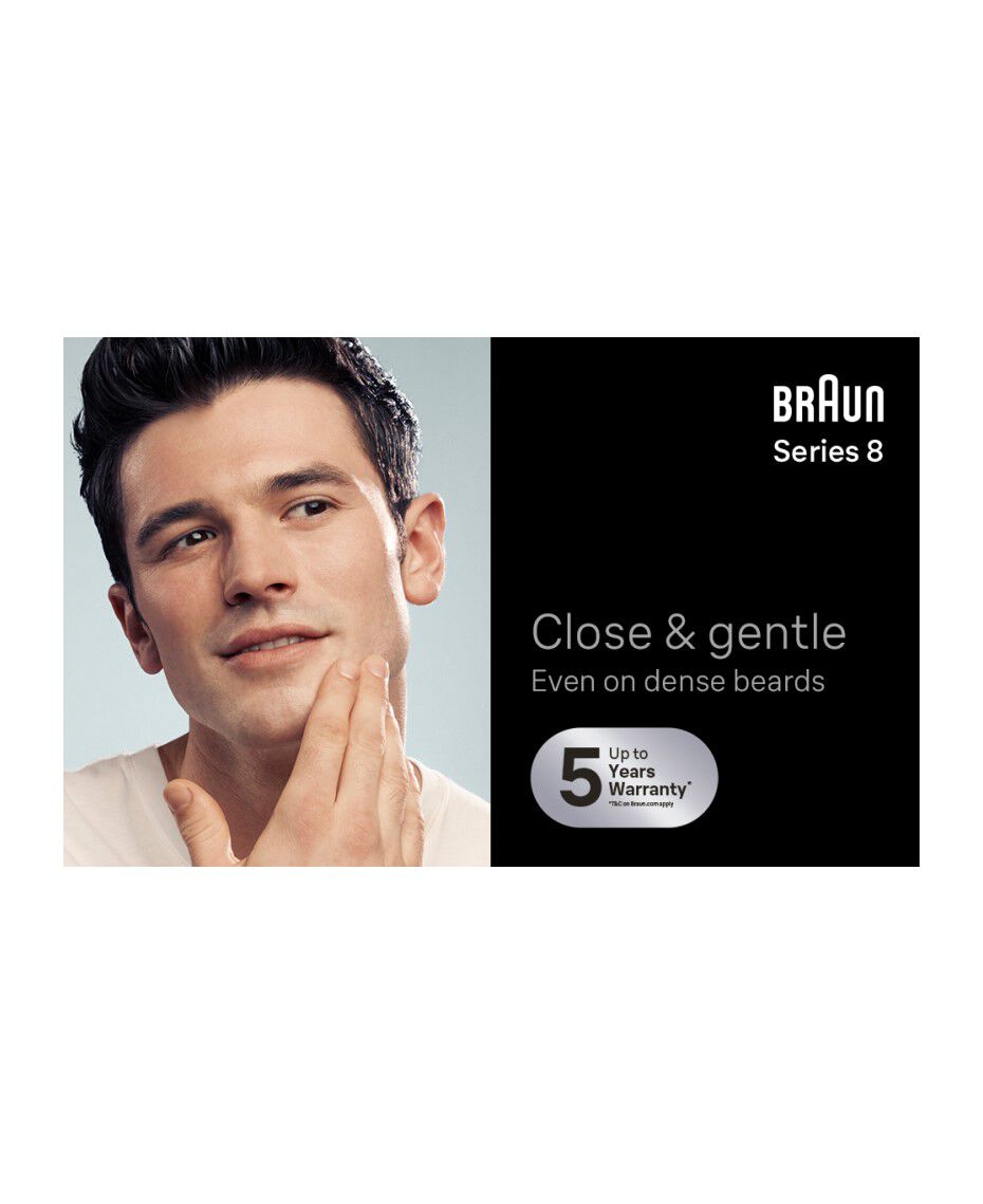 Braun Series 8 Latest Generation Wet & Dry Electric Shaver with