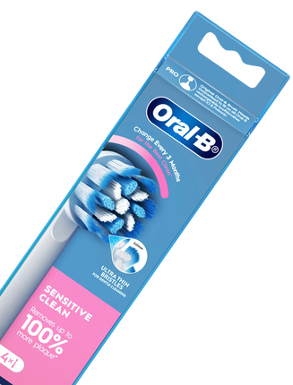 Sensitive Clean Brush Head Refills 4 Pack